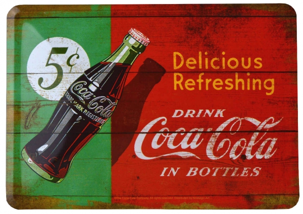 Nostalgic Art Blechpostkarte Coca Cola